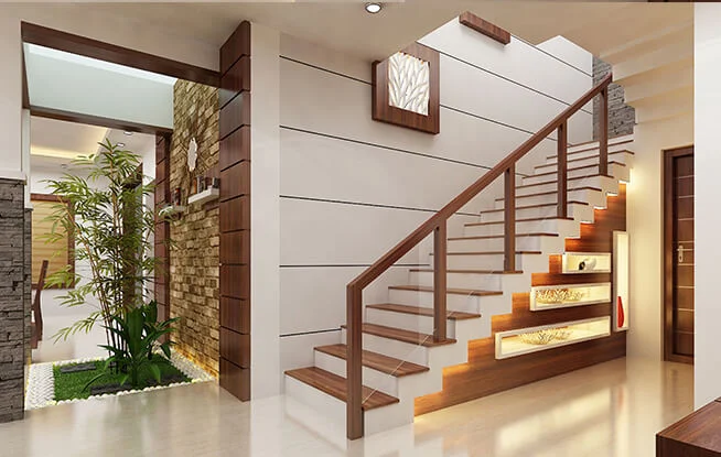 inspire homes Courtyard staircases
