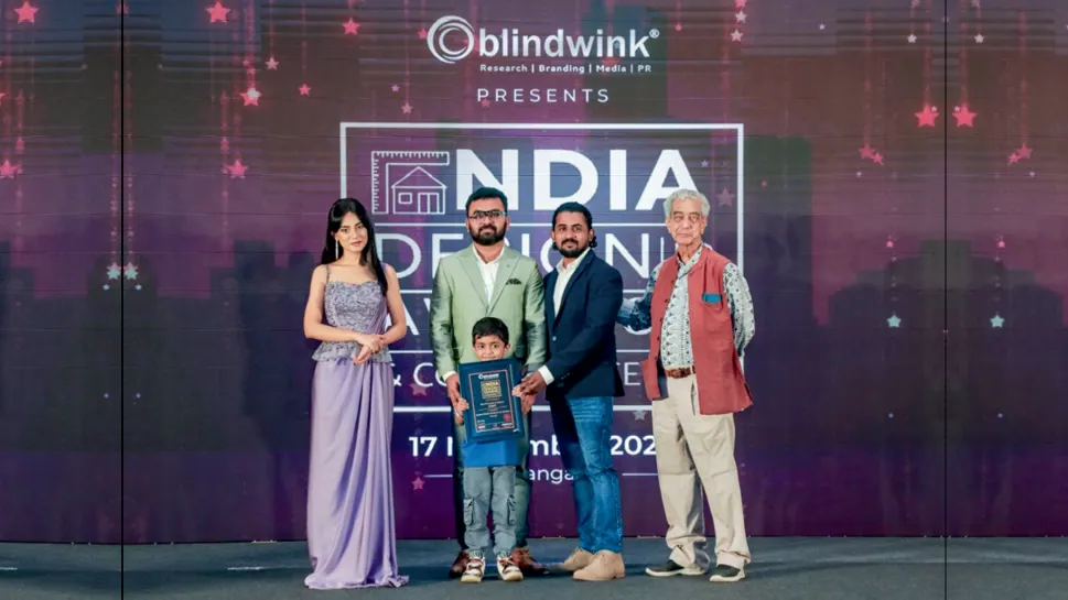 India Design Awards: Most Promising Architects in Kochi. India Design Awards 2025 (12th Edition), held on 30 April 2025 at Taj Bengaluru. Inspire Homes was honoured with the title of Most Promising Architects in Kochi, presented by Bollywood actress Amrita Rao and Ar. Krishnarao Jaisim, former chairman of the Indian Institute of Architects (IIA) Karnataka chapter.