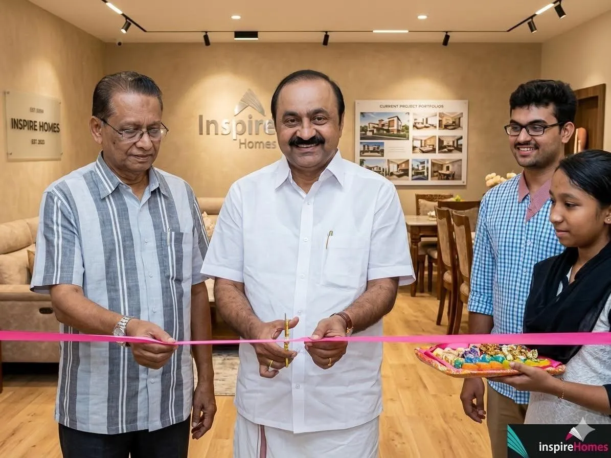 Vivo mobile showroom inauguration, Kochi. Inauguration of the Vivo mobile showroom in Kochi, designed and built by Inspire Homes, by V D Satheesan.